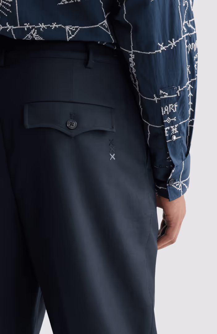 Otis cotton-twill relaxed straight-fit chino