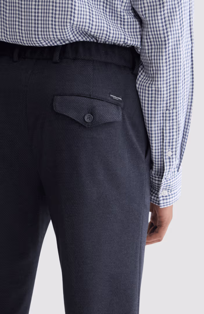 Finch tailored jersey  yarn-dyed tapered jogger