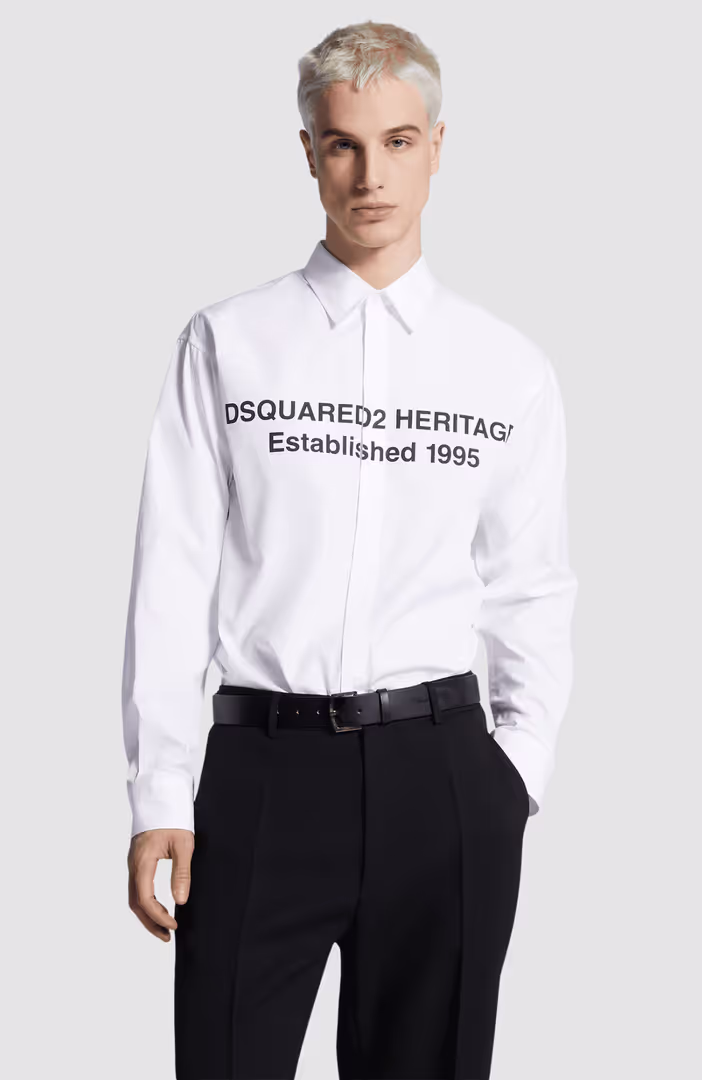 Printed Heritage Logo Shirt