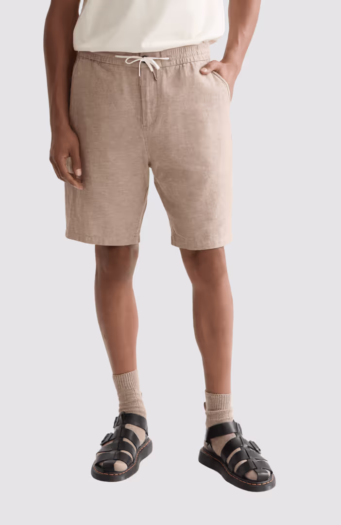 Seasonal core Fave cotton linen regular-fit chino shorts
