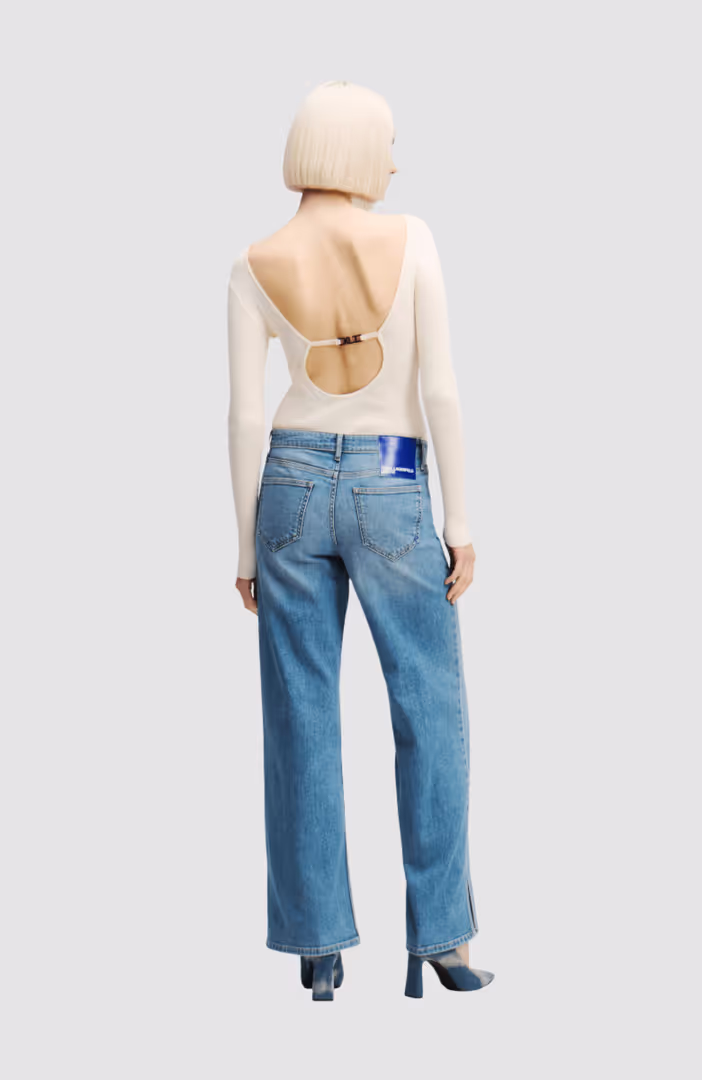 KLJ Mr Relaxed Denim W/ Slit