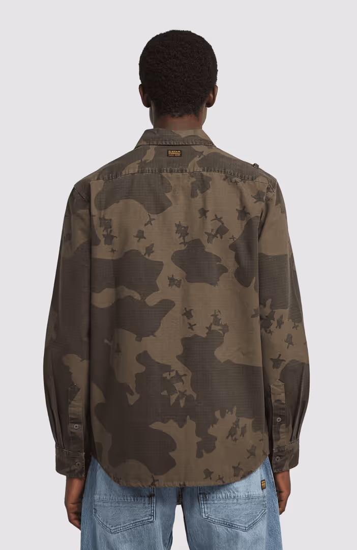 Cargo Pocket Regular Shirt l\s