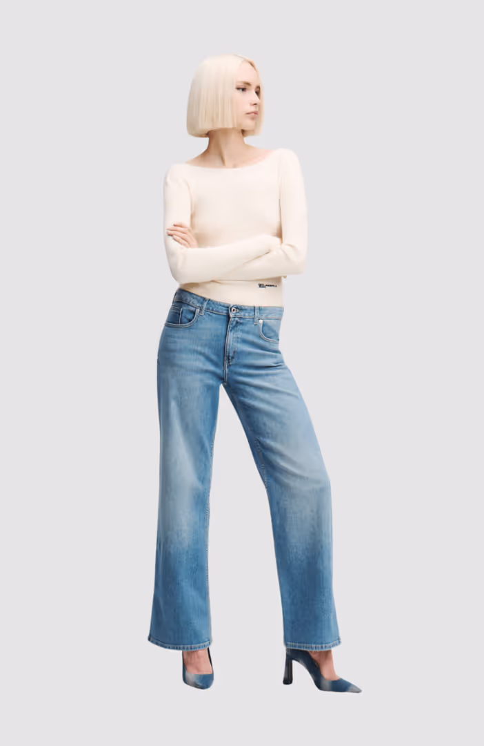 KLJ Mr Relaxed Denim W/ Slit