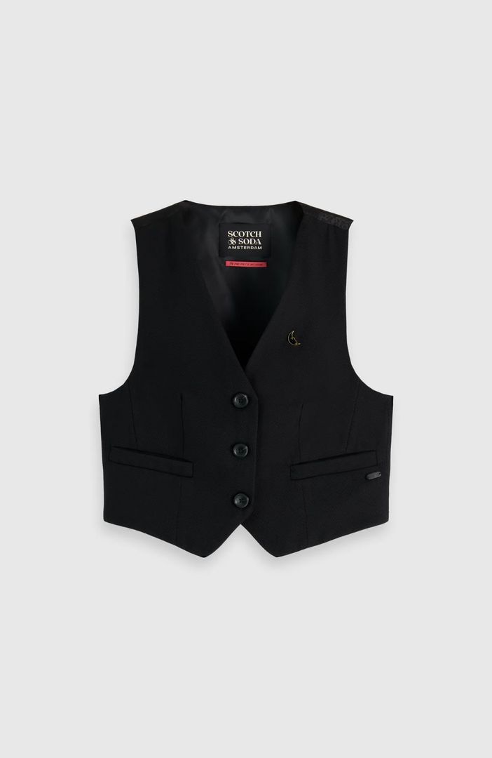 Gabardine waistcoat