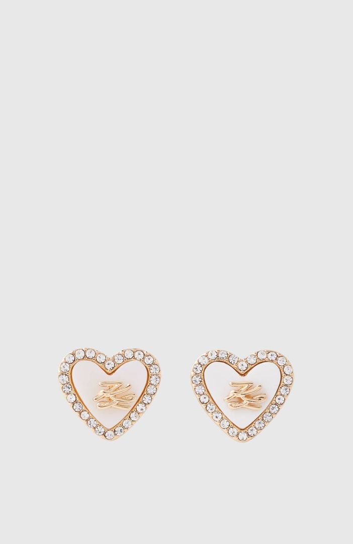 K/Autograph Heart Studs