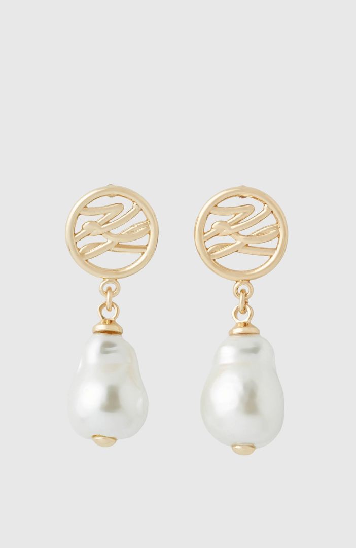 K/Autograph Pearls Charm Studs