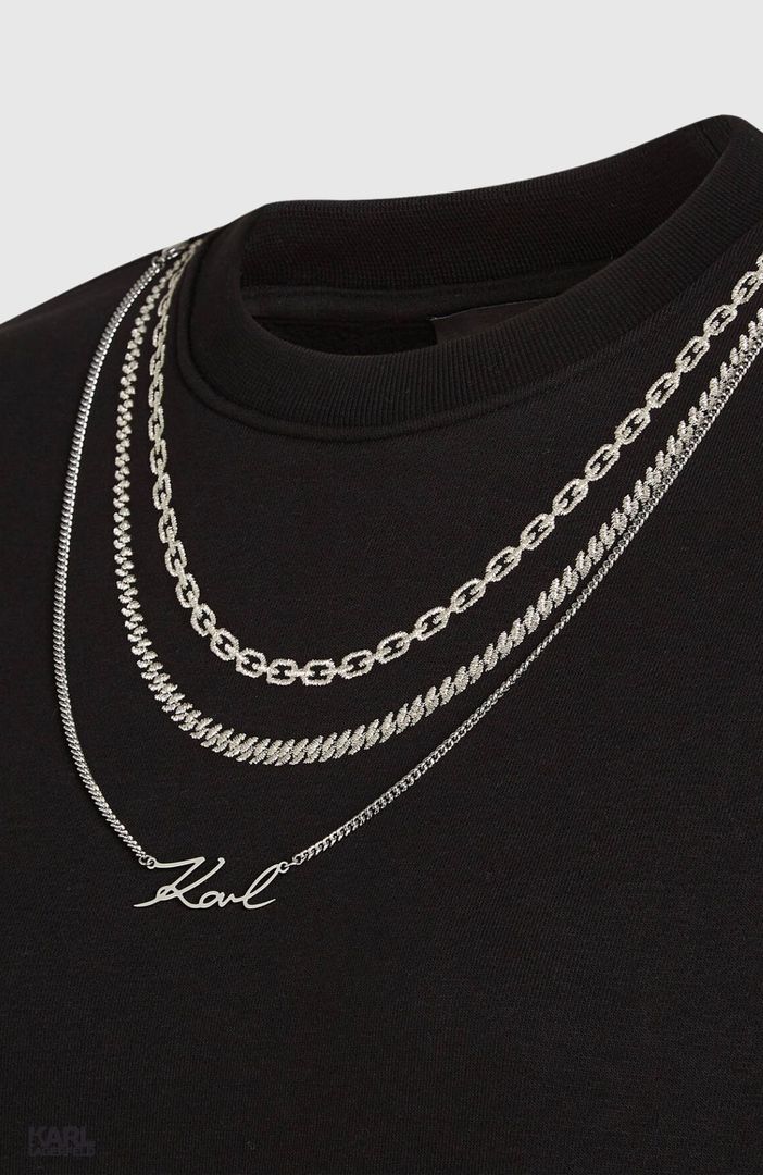 Karl Necklace Sweatshirt