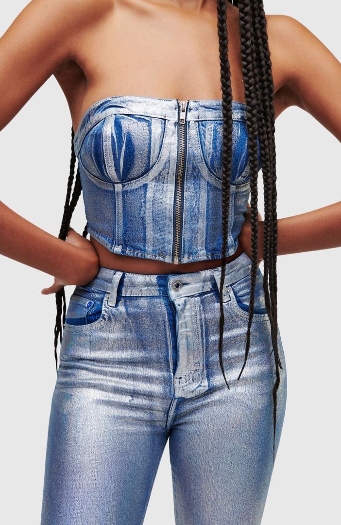 Klj Denim Bustier