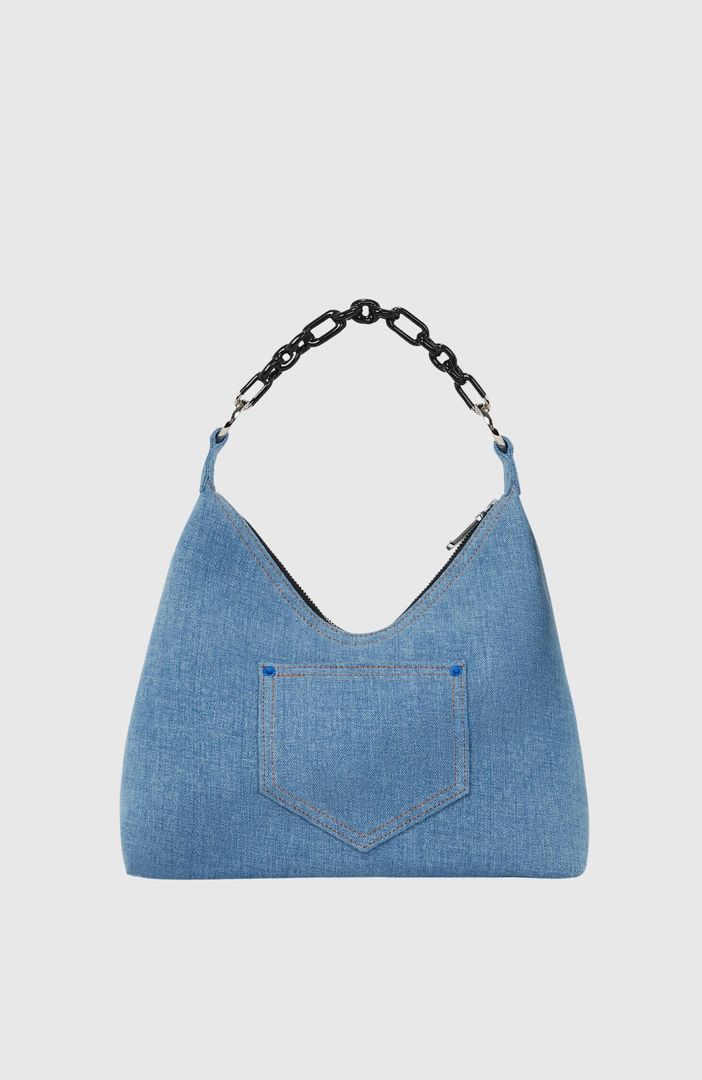 KLJ Denim Shoulder Bag