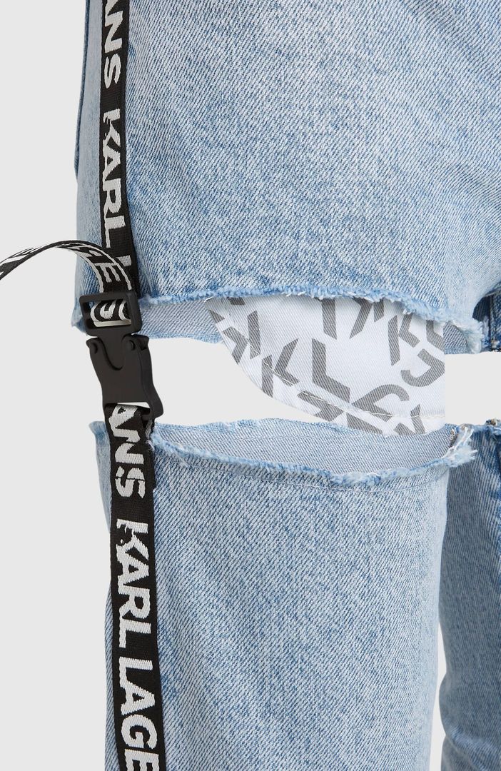 KLJ Hr Straight Cut Out Denim