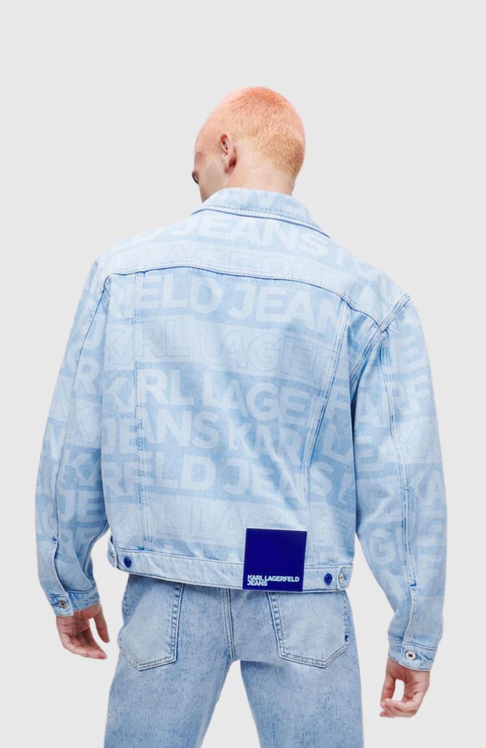 Klj Logo Laser Denim Jacket