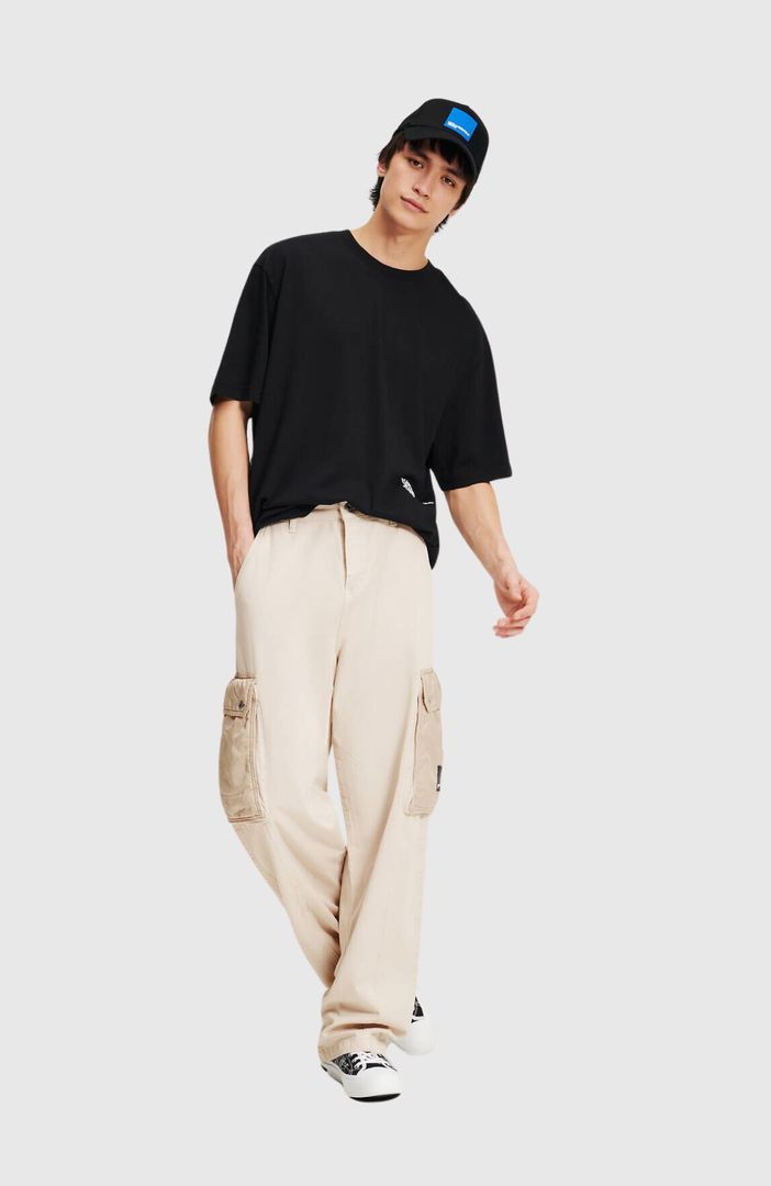 KLJ Mix Material Utility Pant