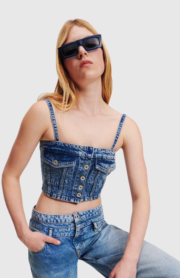 KLJ Recycled Denim Top