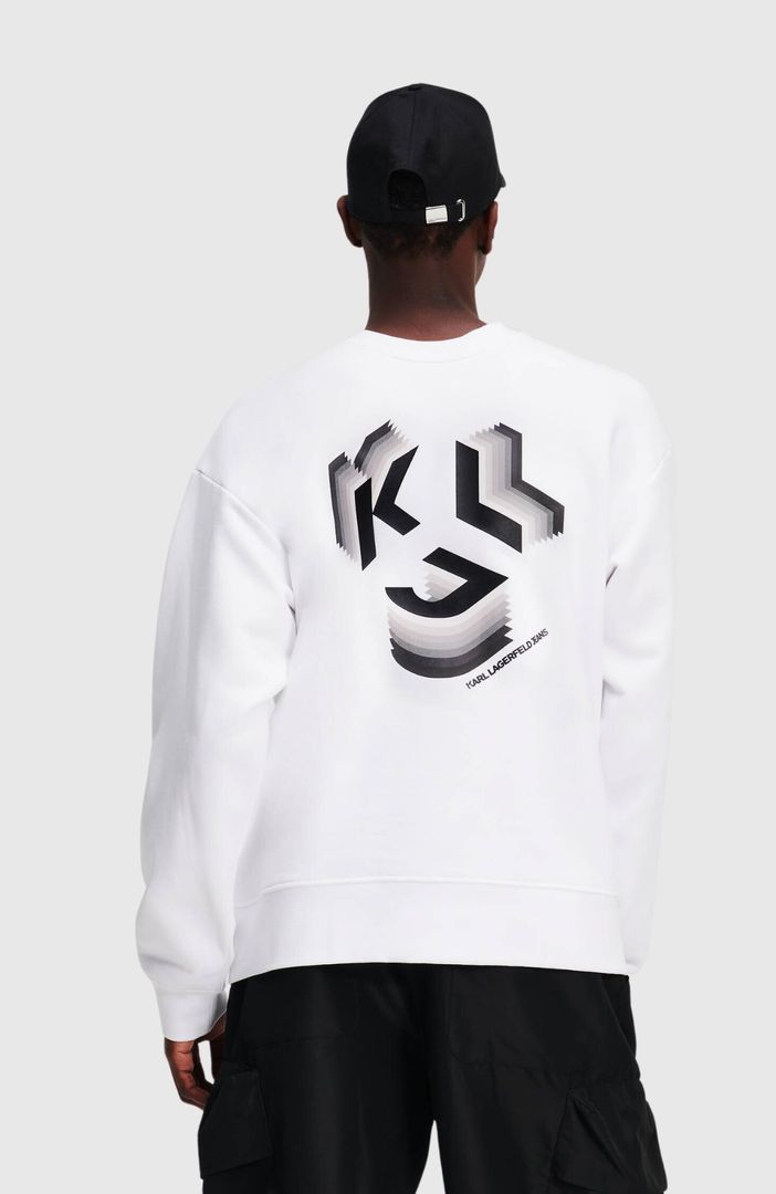 KLJ Regular 3D Monogram Sweat