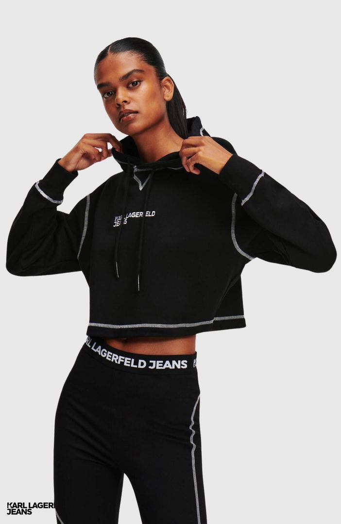 Klj Regular Cropped Hoodie