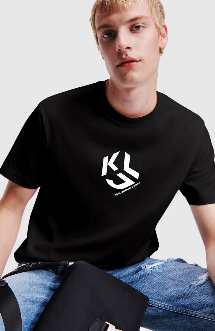 KLJ Regular Monogram Sslv Tee