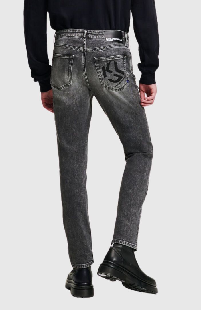 KLJ Slim Monogram Denim