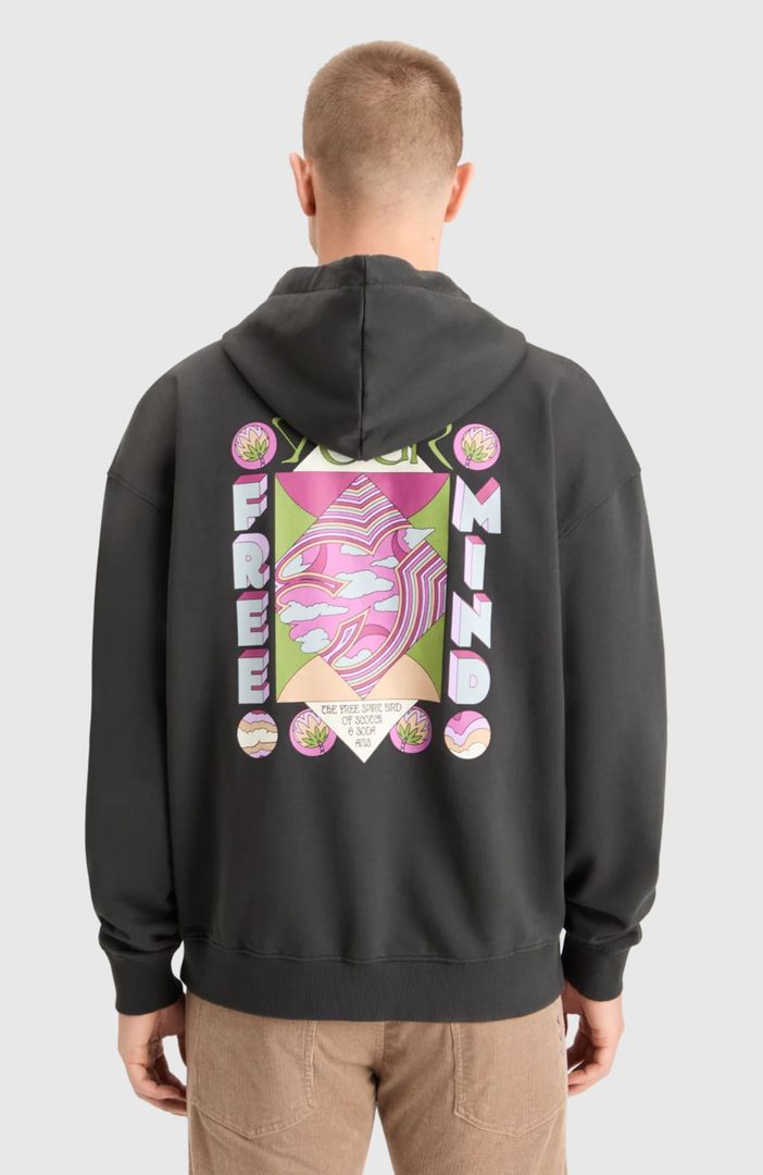 Loose Fit Back Artwork Hoodie