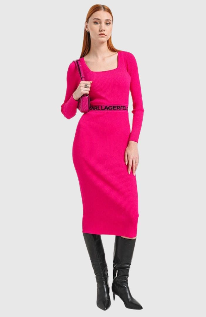 Lslv Logo Knit Dress