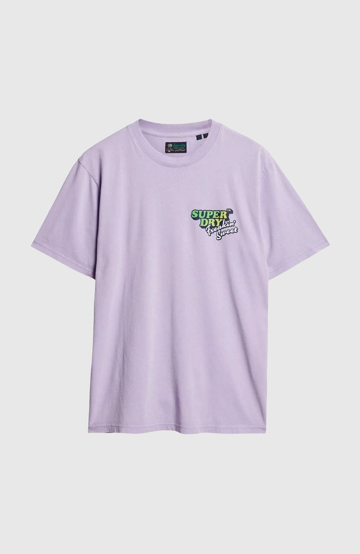 Neon Travel Chest Loose Tee Ub