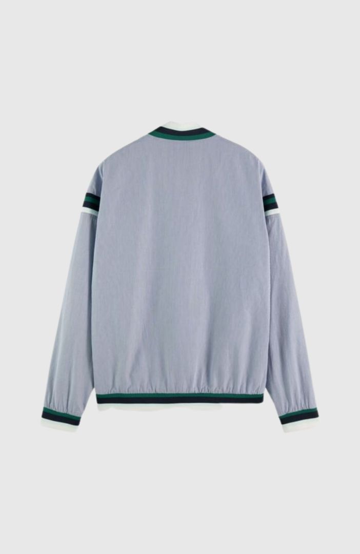 Poplin tennis cardigan