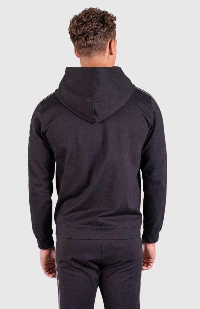 Q-Tape Zip Through Hoodie