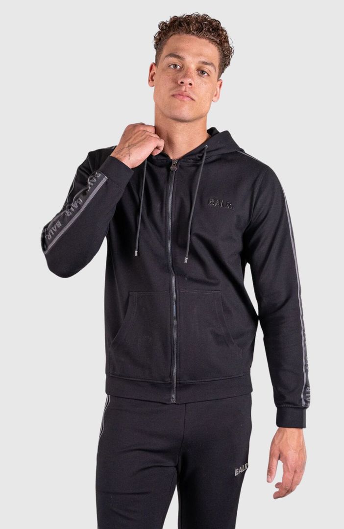 Q-Tape Zip Through Hoodie