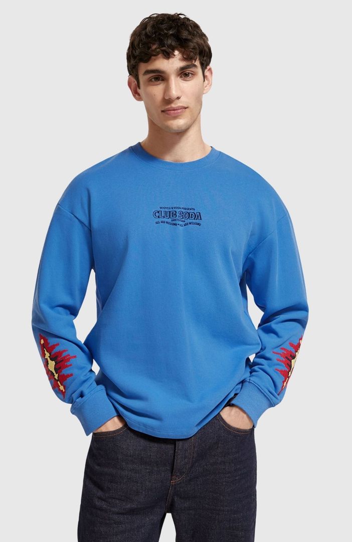 Relaxed fit sweatshirt in Organic Cotton