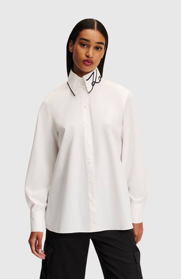 Signature Collar Poplin Shirt