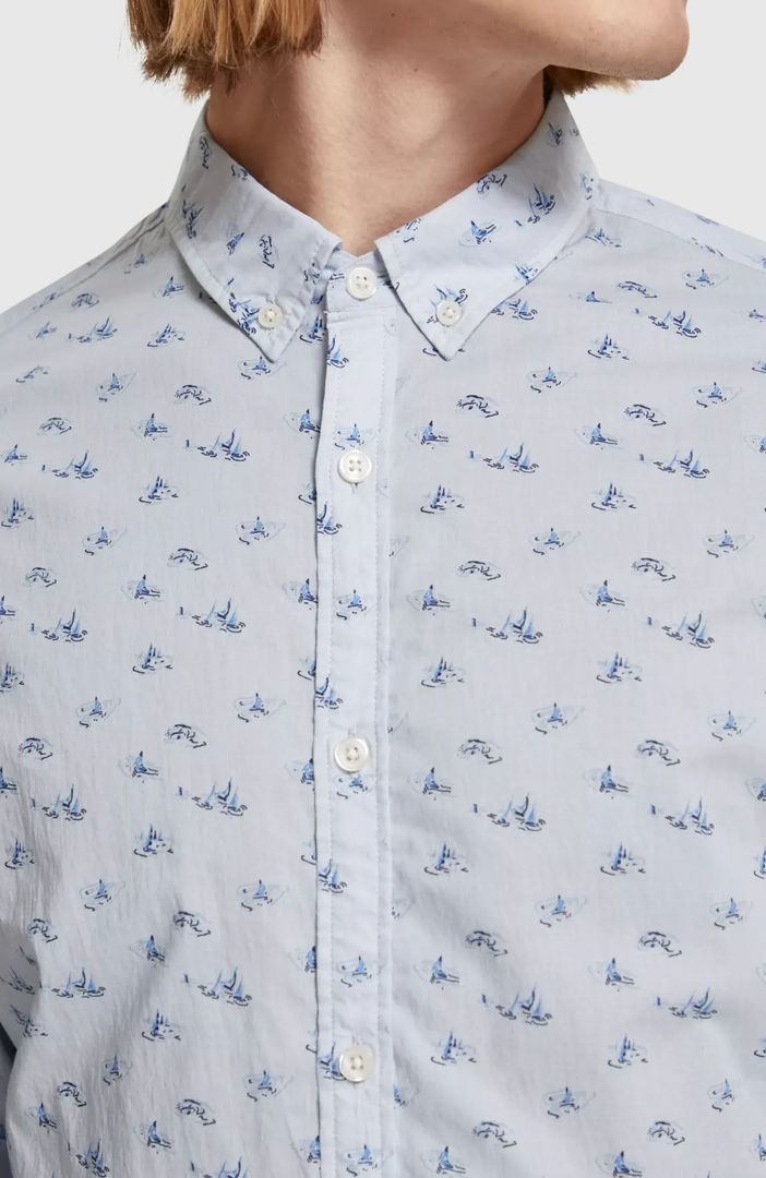 Slim Fit Allover Print Shirt