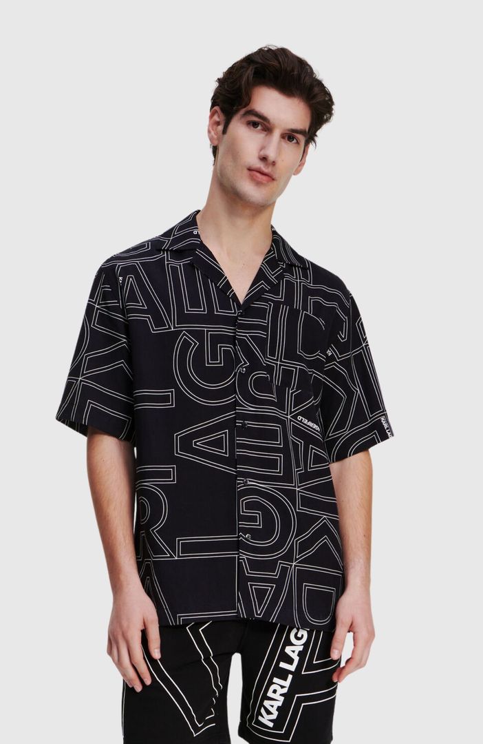 Square Karl Aop Logo Shirt