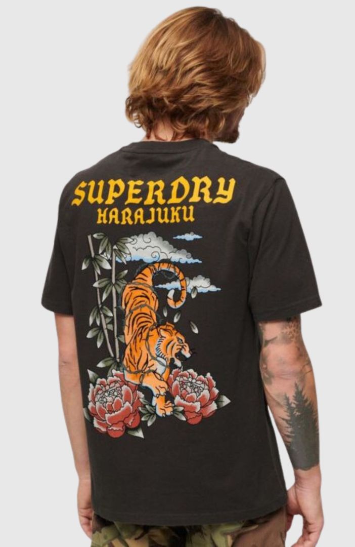 Tattoo Graphic Loose T Shirt