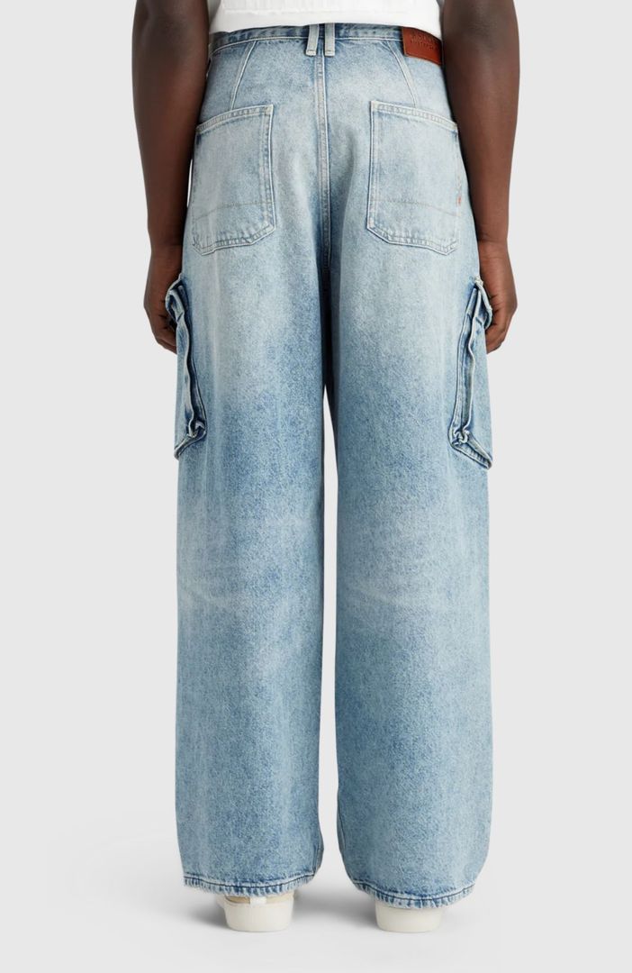 The Daze Wide Leg Cargo Jeans - Rolling Road