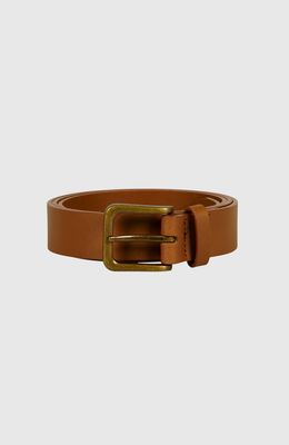 Essential recycled leather belt