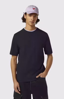 Regular Fit 3 Crosses Cotton-Linen T-Shirt