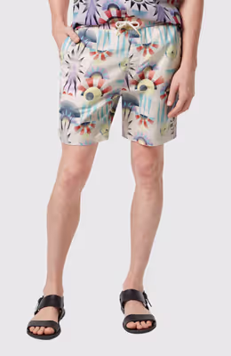 Printed Mid-Length Swimshort