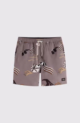 Printed Mid-Length Swimshort