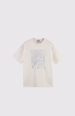 Relaxed Fit Scotch & Soda Logo T-Shirt