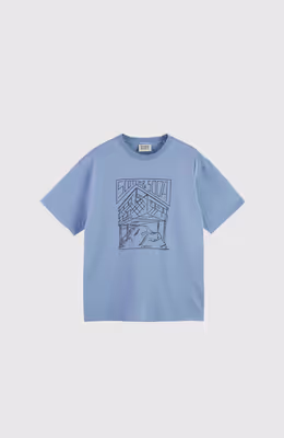 Relaxed Fit Scotch & Soda Logo T-Shirt