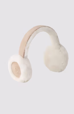 Sheepskin Embroidery Earmuff