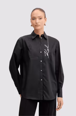 Signature Bib Poplin Shirt