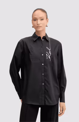 Signature Bib Poplin Shirt