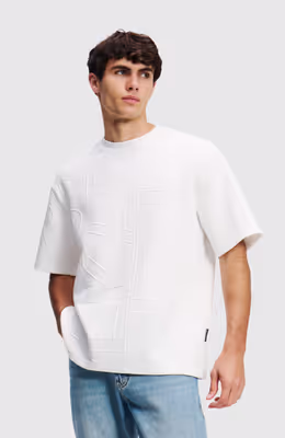 Square Letters Stitch T-Shirt