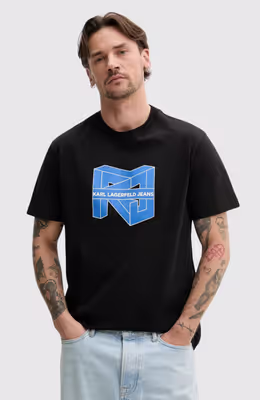 Klj Reg Ss Cube Logo Tee