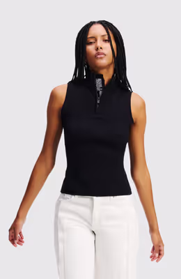 Klj Knit Ss Half Zip