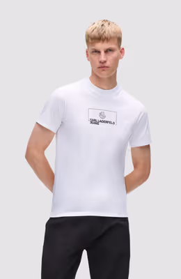 Klj Slim Outline Logo Tee