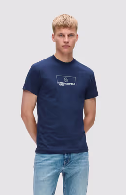 Klj Slim Outline Logo Tee