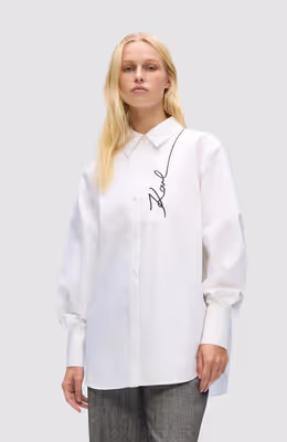 Signature Bib Poplin Shirt