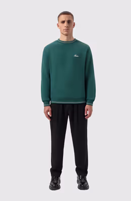 Tape Striped Crewneck