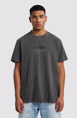 Multi logo overdyed loose r t